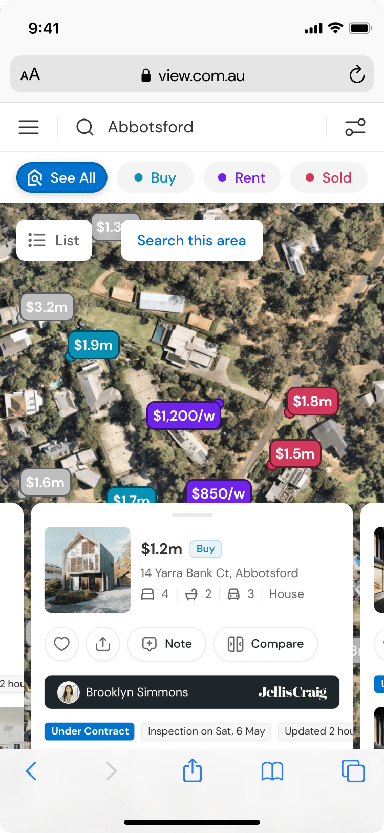 A property opened from the map