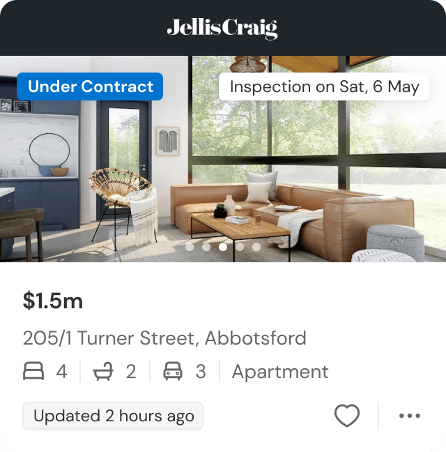 Property tile, basic listing